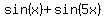 sin%28x%29+%2B+sin%285x%29