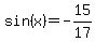 sin%28x%29+=+-15%2F17