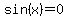 sin%28x%29+=+0