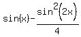 sin%28x%29+-+sin%5E2%282x%29%2F4