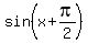sin%28x%2Bpi%2F2%29