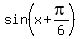 sin%28x%2Bpi%2F6%29