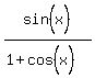 sin%28x%5E%22%22%29%2F%281%2Bcos%28x%5E%22%22%29%29