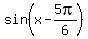 sin%28x+-+5pi%2F6%29
