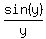 sin%28y%29%2Fy