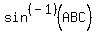 sin%5E%28-1%29%28ABC%29