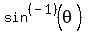 sin%5E%28-1%29%28theta%29