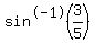 sin%5E-1%283%2F5%29