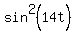 sin%5E2%2814t%29