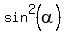 sin%5E2%28alpha%29