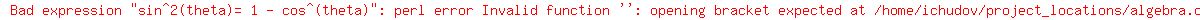sin%5E2%28theta%29=+1+-+cos%5E%28theta%29