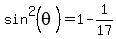 sin%5E2%28theta%29=1-1%2F17
