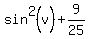 sin%5E2%28v%29%2B9%2F25
