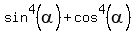 sin%5E4%28alpha%29+%2B+cos%5E4%28alpha%29