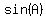 sin+%28A%29