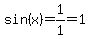 sin+%28x%29=1%2F1=1