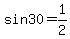 sin+30+=+1%2F2