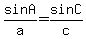sin+A%2Fa+=+sin+C%2Fc