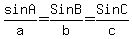 sinA%2Fa+=+SinB%2Fb+=+SinC%2Fc