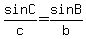 sinC%2Fc=sinB%2Fb