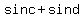 sinc%2Bsind
