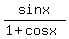 sinx%2F%281%2Bcosx%29