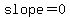 slope+=+0+