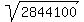 sqrt%28%092844100%09%29