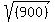 sqrt%28%28%09%09900%09%29++%09%29
