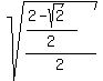 sqrt%28%28%282-sqrt%282%29%29%2F2%29%2F2%29