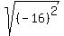 sqrt%28%28-16%29%5E2%29