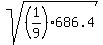 sqrt%28%281%2F9%29686.4%29