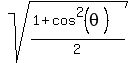 sqrt%28%281+%2B+cos%5E2%28theta%29%29%2F2%29