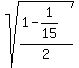 sqrt%28%281-1%2F15%29%2F2%29