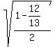 sqrt%28%281-12%2F13%29%2F2%29