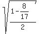 sqrt%28%281-8%2F17%29%2F2%29