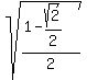 sqrt%28%281-sqrt%282%29%2F2%29%2F2%29