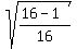sqrt%28%2816-1%29%2F16%29