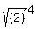 sqrt%28%282%29%29%5E4