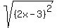 sqrt%28%282x-3%29%5E2%29