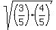 sqrt%28%283%2F5%29%284%2F5%29%29