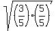 sqrt%28%283%2F5%29%285%2F5%29%29