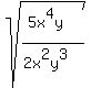 sqrt%28%285x%5E4y%29%2F%28+2x%5E2y%5E3%29%29
