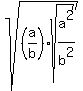 sqrt%28%28a%2Fb%29%2Asqrt%28a%5E2%2Fb%5E2%29%29
