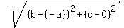 sqrt%28%28b-%28-a%29%29%5E2%2B%28c-0%29%5E2%29