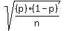 sqrt%28%28p%29%2A%281-p%29%2Fn%29