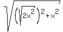 sqrt%28%28sqrt%282x%5E2%29%29%5E2+%2B+x%5E2%29