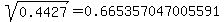sqrt%28+0.4427%29+=+0.665357047005591