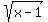 sqrt%28+x-1+%29