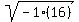 sqrt%28-1%2816%29%29
